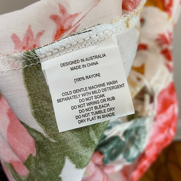 Abel the Label Floral Hi Low Midi Maxi Dress - Picture 3 of 4